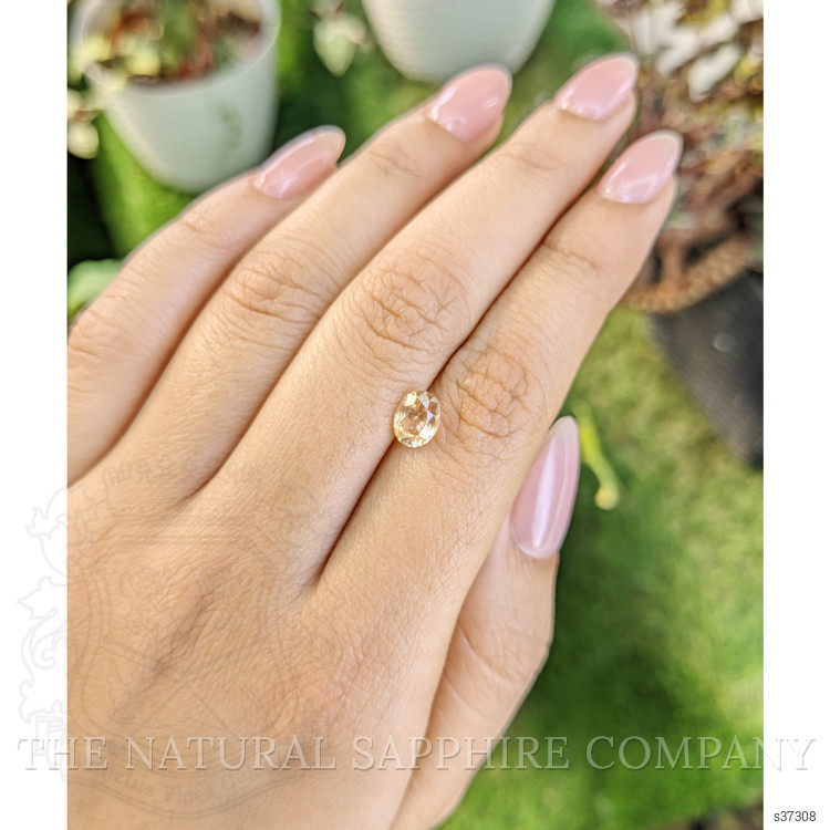 1.32 Ct. Peach Sapphire from Ceylon (Sri Lanka)