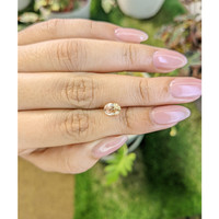 1.32 Ct. Peach Sapphire from Ceylon (Sri Lanka) Life Style