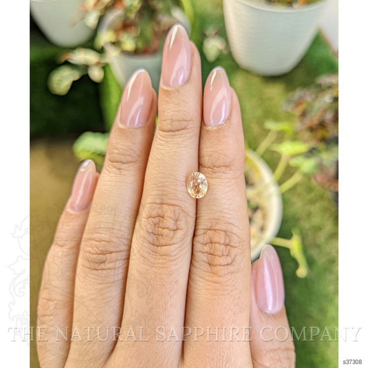 1.32 Ct. Peach Sapphire from Ceylon (Sri Lanka)