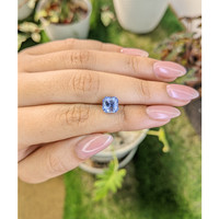 3.18 Ct. Blue Sapphire from Ceylon (Sri Lanka) Life Style