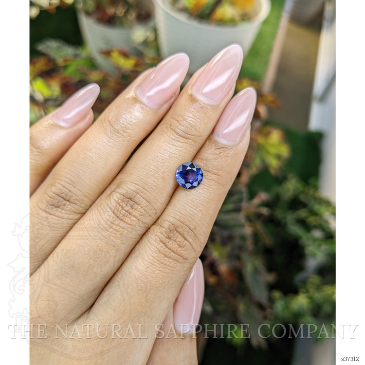 1.93 Ct. Blue Sapphire from Ceylon (Sri Lanka)