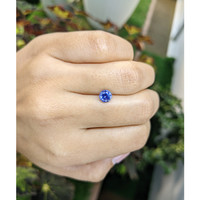 1.03 Ct. Blue Sapphire from Ceylon (Sri Lanka) Life Style
