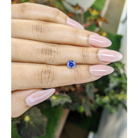 1.03 Ct. Blue Sapphire from Ceylon (Sri Lanka) Life Style