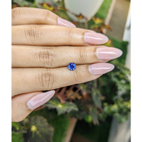 0.71 Ct. Blue Sapphire from Ceylon (Sri Lanka) Life Style