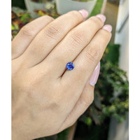 0.71 Ct. Blue Sapphire from Ceylon (Sri Lanka) Life Style