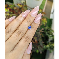 0.71 Ct. Blue Sapphire from Ceylon (Sri Lanka) Life Style