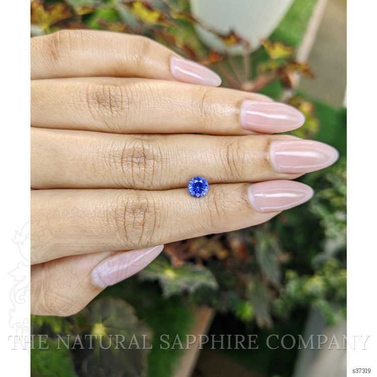 0.89 Ct. Blue Sapphire from Ceylon (Sri Lanka)