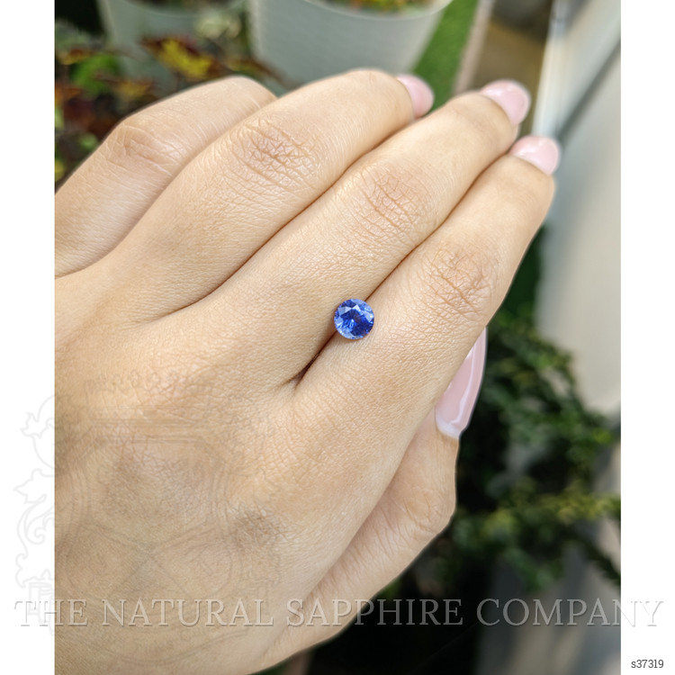 0.89 Ct. Blue Sapphire from Ceylon (Sri Lanka)