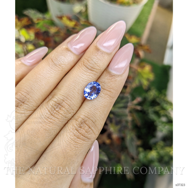 2.38 Ct. Blue Sapphire from Ceylon (Sri Lanka)