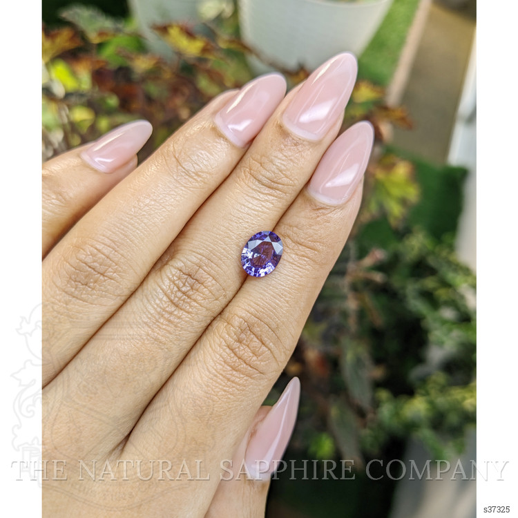 1.92 Ct. Purple Sapphire from Ceylon (Sri Lanka)