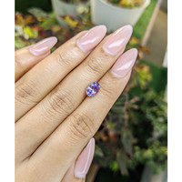 1.69 Ct. Purple Sapphire from Ceylon (Sri Lanka) Life Style