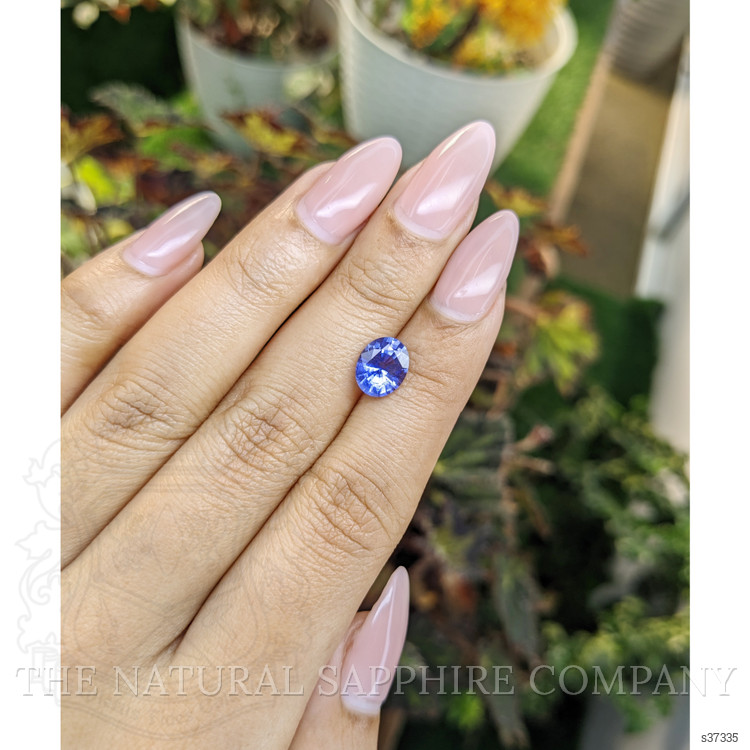2.08 Ct. Blue Sapphire from Ceylon (Sri Lanka)