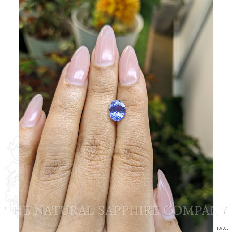 2.08 Ct. Blue Sapphire from Ceylon (Sri Lanka)
