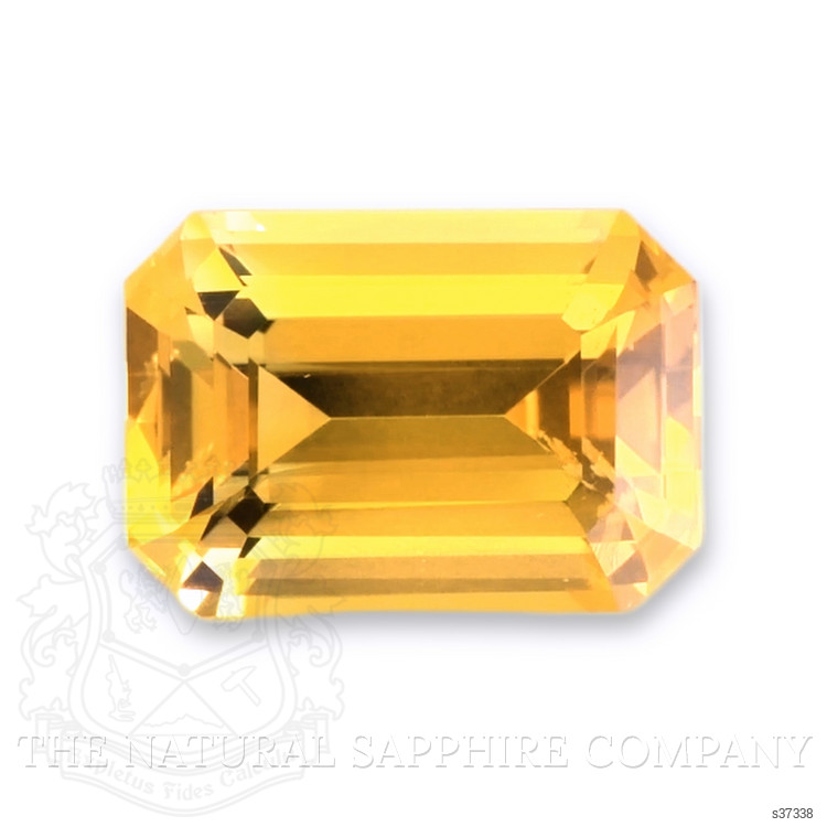 3.10 Ct. Orangish Yellow Sapphire from Ceylon (Sri Lanka)