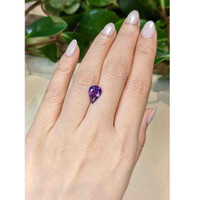3.09 Ct. Purple Sapphire from Ceylon (Sri Lanka) Life Style