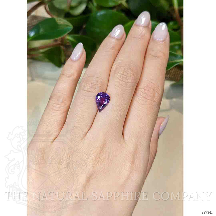3.09 Ct. Purple Sapphire from Ceylon (Sri Lanka)