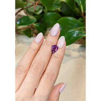 3.09 Ct. Purple Sapphire from Ceylon (Sri Lanka) Life Style