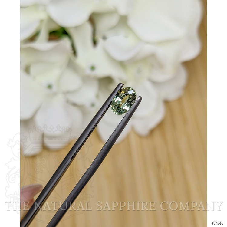 0.90 Ct. Green Sapphire from Madagascar