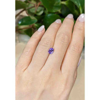 1.25 Ct. Purple Sapphire from Ceylon (Sri Lanka) Life Style