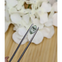 1.24 Ct. Green Sapphire from Madagascar Life Style