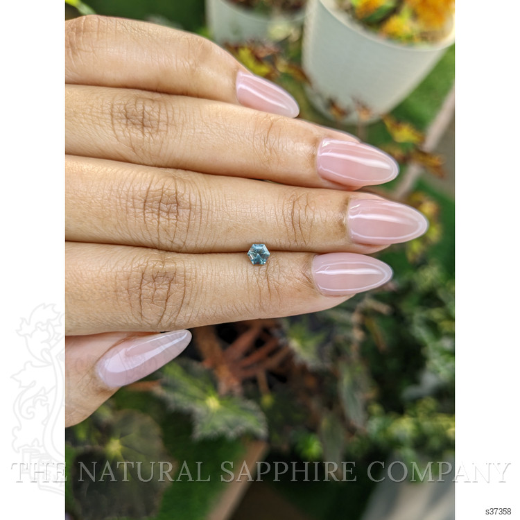0.40 Ct. Bluish Green Sapphire from Madagascar