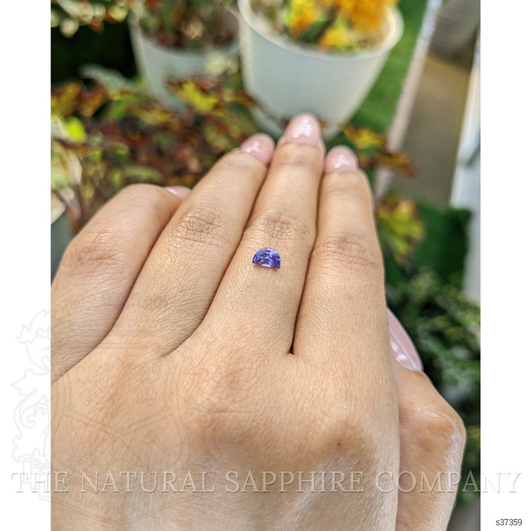 0.57 Ct. Pinkish Purple Sapphire from Madagascar