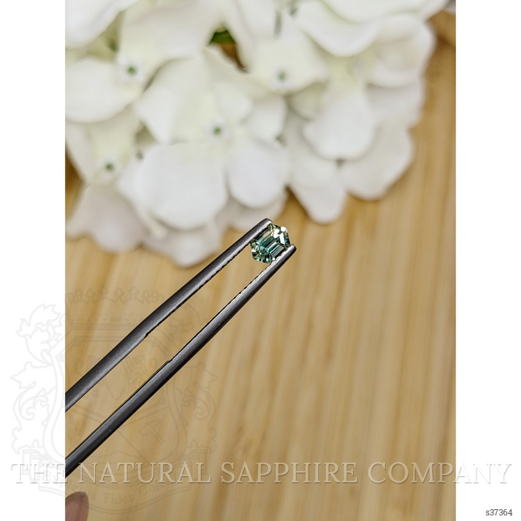 0.43 Ct. Bluish Green Sapphire from Madagascar