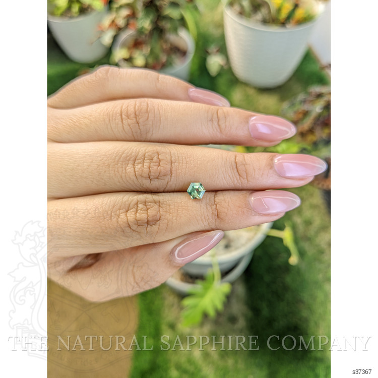 0.71 Ct. Yellowish Green Sapphire from Madagascar