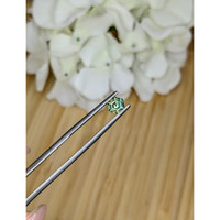 0.71 Ct. Yellowish Green Sapphire from Madagascar Life Style