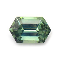 0.49 Ct. Bluish Green Sapphire from Madagascar Video