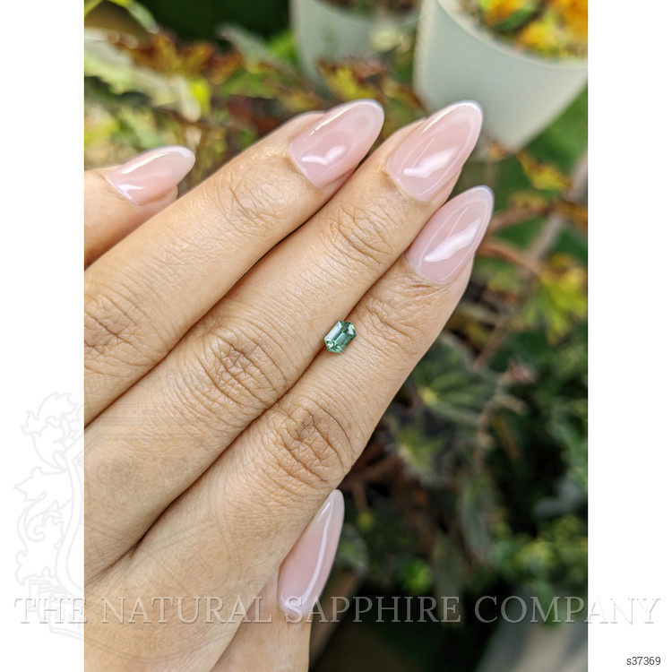 0.49 Ct. Bluish Green Sapphire from Madagascar