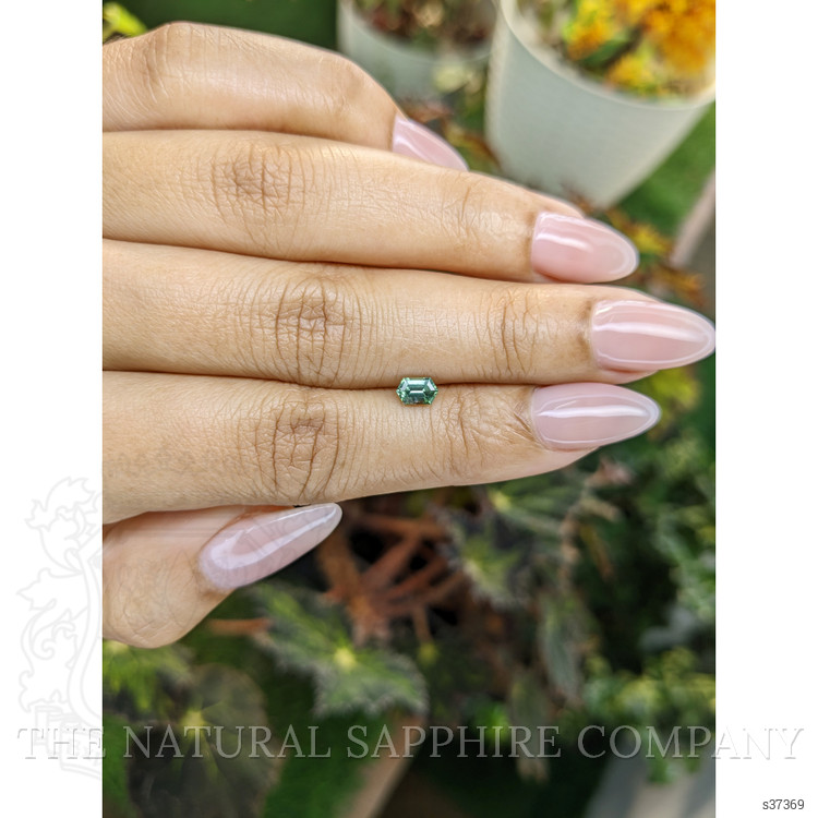 0.49 Ct. Bluish Green Sapphire from Madagascar