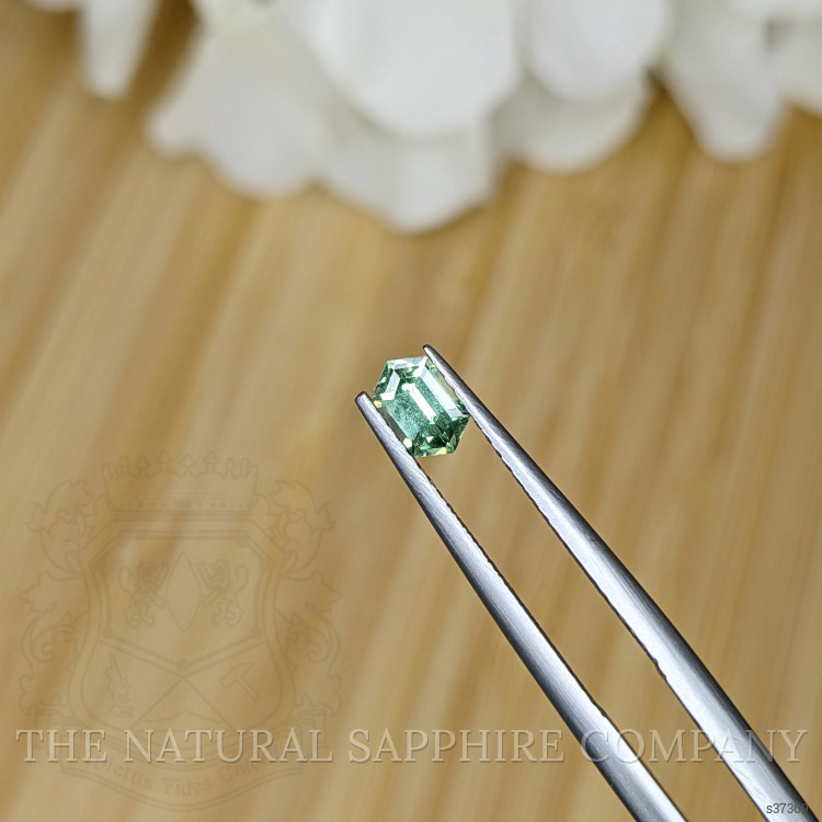 0.49 Ct. Bluish Green Sapphire from Madagascar