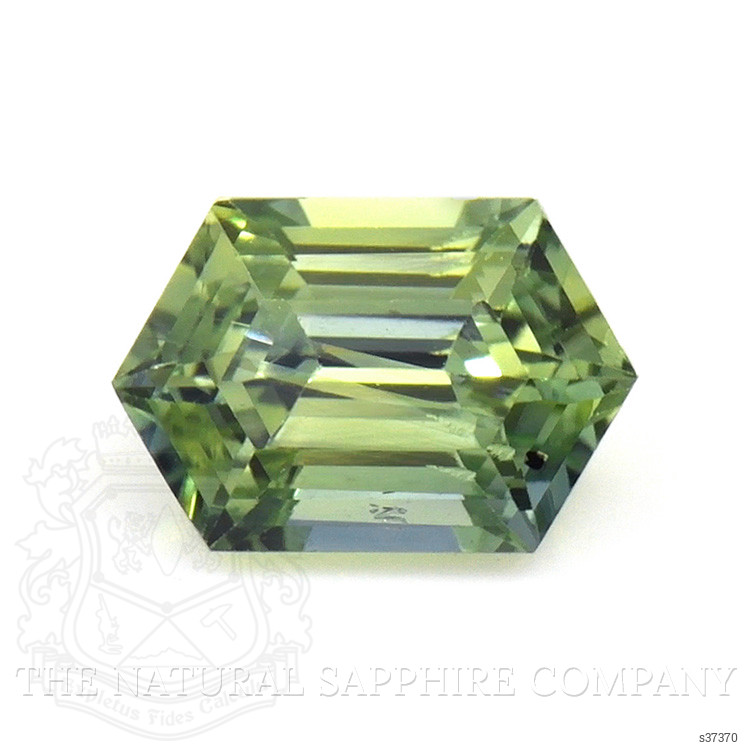 0.62 Ct. Yellowish Green Sapphire from Madagascar