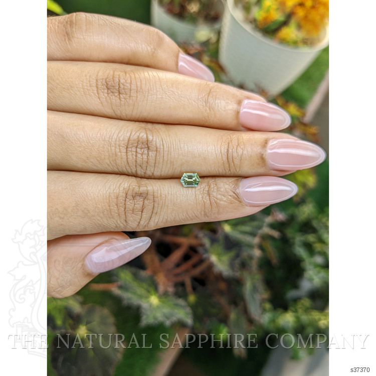 0.62 Ct. Yellowish Green Sapphire from Madagascar