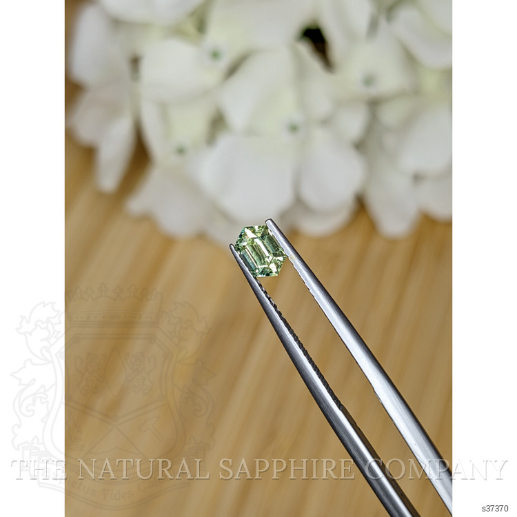 0.62 Ct. Yellowish Green Sapphire from Madagascar
