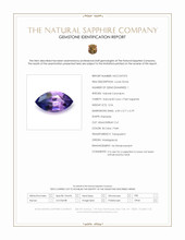 0.54 Ct. Bi Color / Parti Sapphire from Madagascar Scan Report
