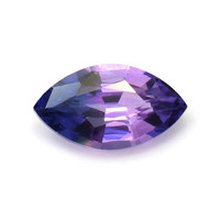 0.54 Ct. Bi Color / Parti Sapphire from Madagascar Video