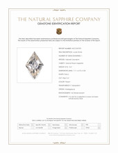 0.61 Ct. Peach Sapphire from Madagascar Scan Report