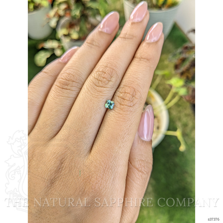 0.43 Ct. Yellowish Green Sapphire from Madagascar