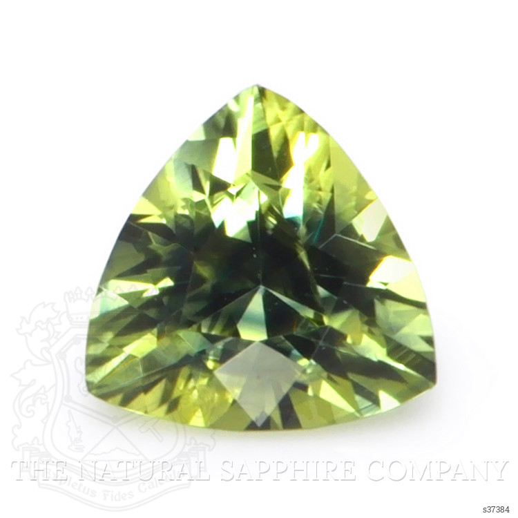 0.44 Ct. Yellowish Green Sapphire from Ceylon (Sri Lanka)