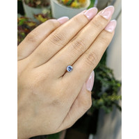 0.64 Ct. Bi Color Sapphire from Ceylon (Sri Lanka) Life Style