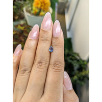 0.61 Ct. Bi Color Sapphire from Ceylon (Sri Lanka) Life Style
