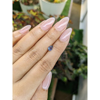 0.61 Ct. Bi Color Sapphire from Ceylon (Sri Lanka) Life Style