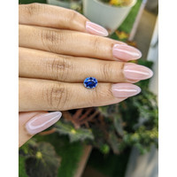 1.96 Ct. Blue Sapphire from Ceylon (Sri Lanka) Life Style