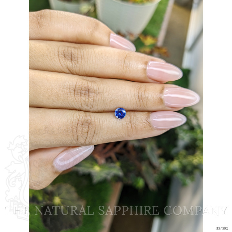 0.60 Ct. Blue Sapphire from Ceylon (Sri Lanka)