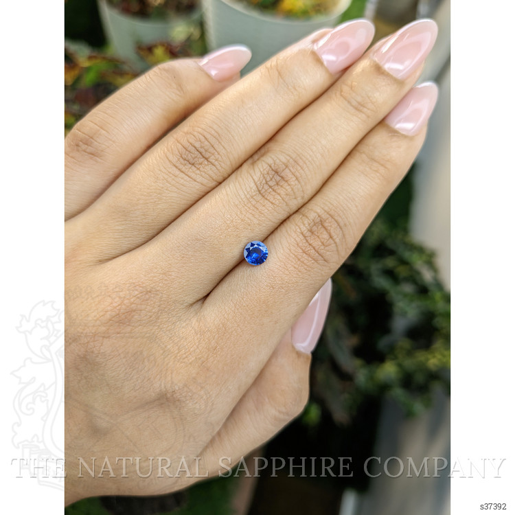 0.60 Ct. Blue Sapphire from Ceylon (Sri Lanka)