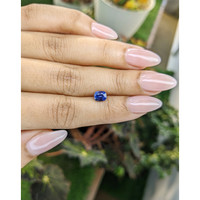 1.04 Ct. Purplish Blue Sapphire from Ceylon (Sri Lanka) Life Style