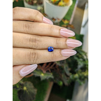 1.10 Ct. Blue Sapphire from Ceylon (Sri Lanka) Life Style