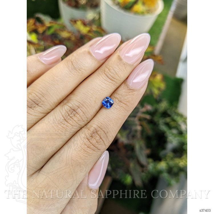 0.65 Ct. Blue Sapphire from Ceylon (Sri Lanka)